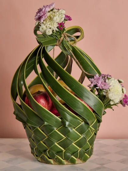 Bow Fruit Basket